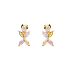 ORECCHINI DORATI CON CUBIC ZIRCONIA