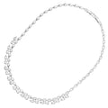 COLLANA RODIATA CON CUBIC ZIRCONIA