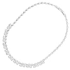 COLLANA RODIATA CON CUBIC ZIRCONIA