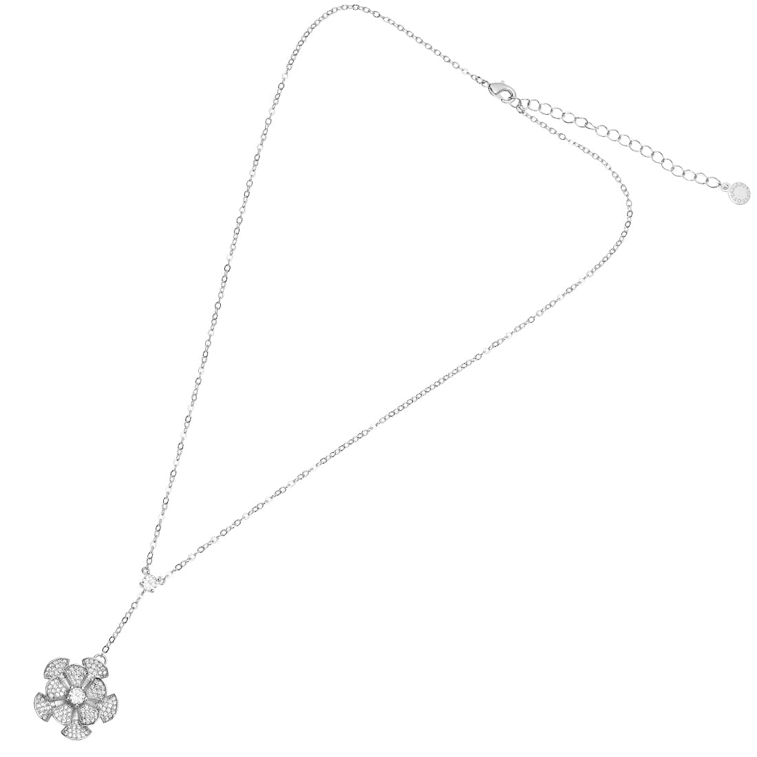 COLLANA RODIATA CON CUBIC ZIRCONIA