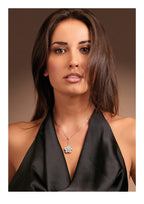 COLLANA RODIATA CON CUBIC ZIRCONIA