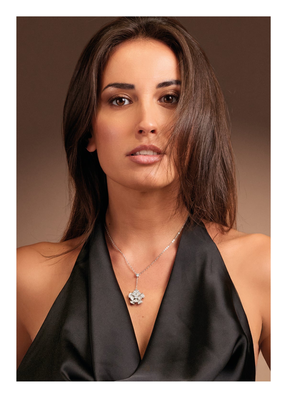 COLLANA RODIATA CON CUBIC ZIRCONIA