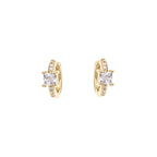 ORECCHINI DORATI CON CUBIC ZIRCONIA
