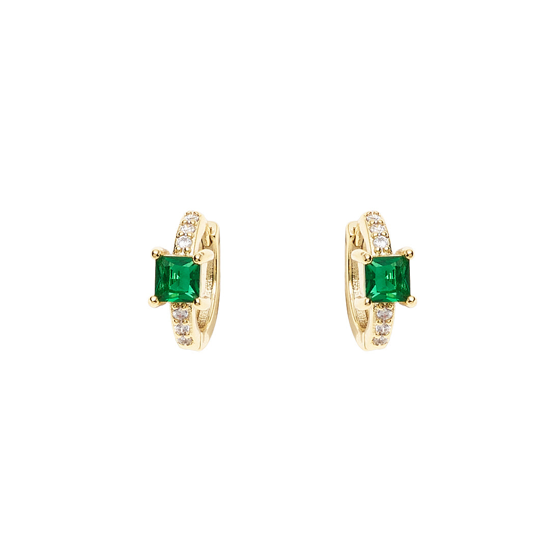 ORECCHINI DORATI CON CUBIC ZIRCONIA