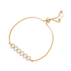BRACCIALE DORATO CON CUBIC ZIRCONIA