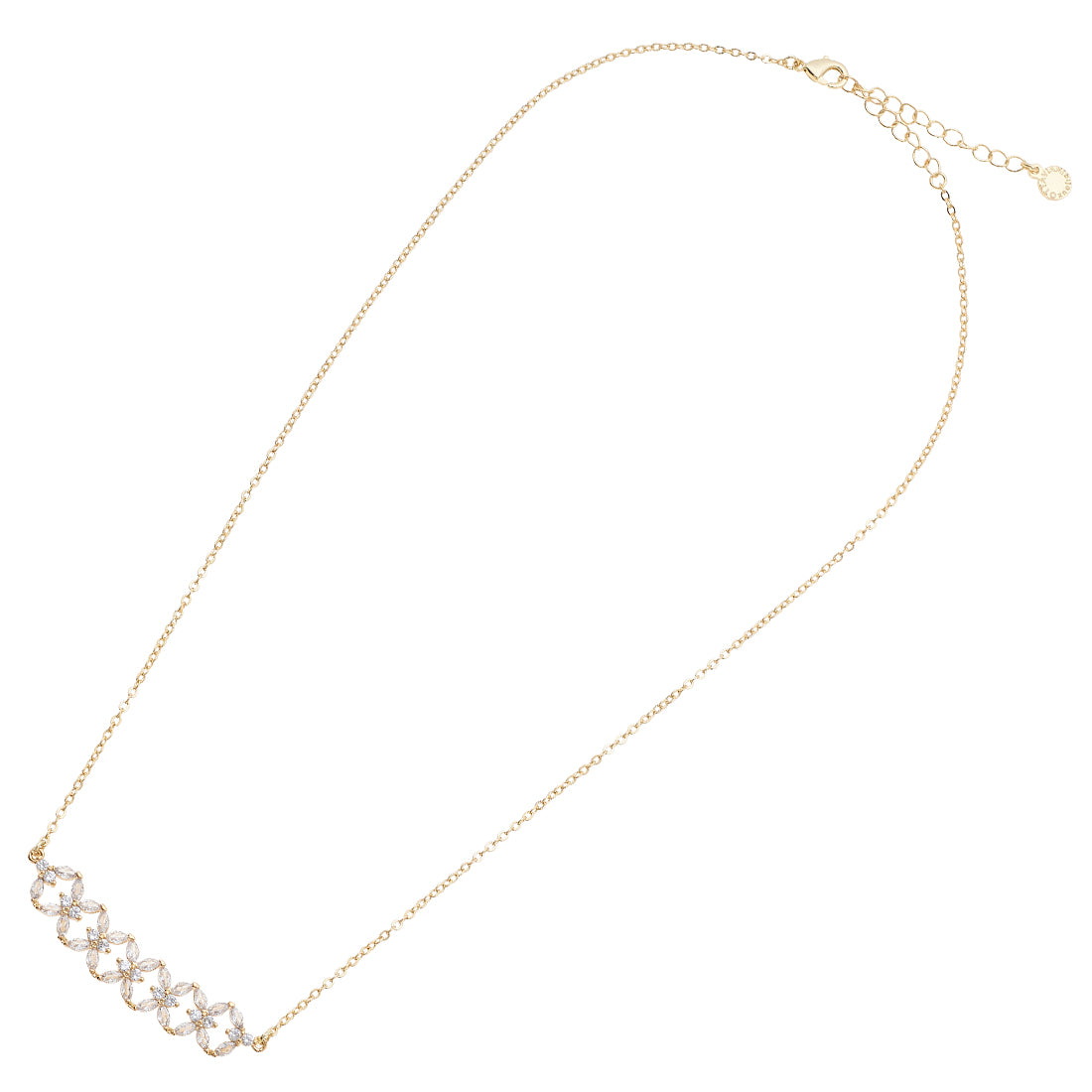 COLLANA DORATA CON CUBIC ZIRCONIA