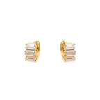 ORECCHINI DORATI CON CUBIC ZIRCONIA