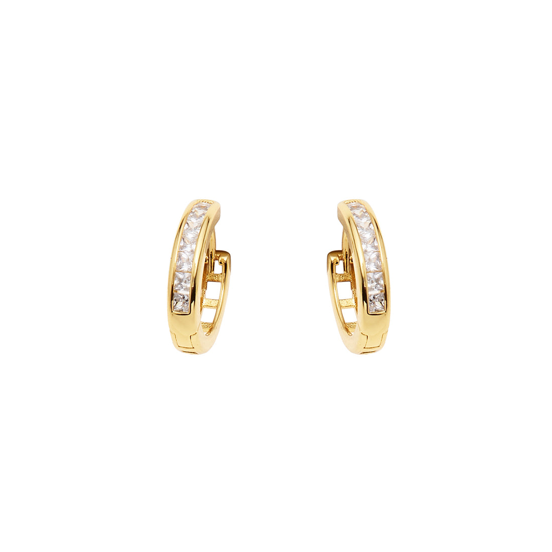 ORECCHINI DORATI CON CUBIC ZIRCONIA