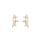 ORECCHINI DORATI CON CUBIC ZIRCONIA