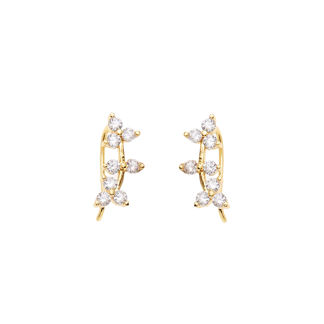 ORECCHINI DORATI CON CUBIC ZIRCONIA