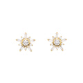 ORECCHINI DORATI CON CUBIC ZIRCONIA