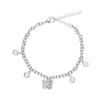 BRACCIALE RODIATO CON CUBIC ZIRCONIA