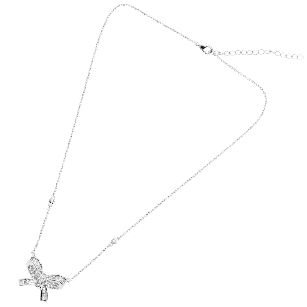 COLLANA RODIATA CON CUBIC ZIRCONIA