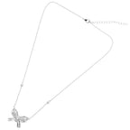 COLLANA RODIATA CON CUBIC ZIRCONIA