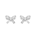 ORECCHINI RODIATI CON CUBIC ZIRCONIA