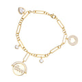 BRACCIALE DORATO CON CUBIC ZIRCONIA