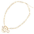 COLLANA DORATA CON CUBIC ZIRCONIA