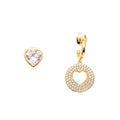ORECCHINI DORATI CON CUBIC ZIRCONIA