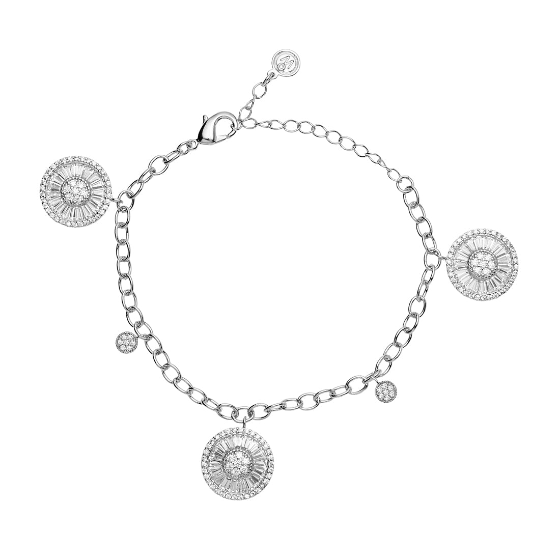 BRACCIALE RODIATO CON CUBIC ZIRCONIA