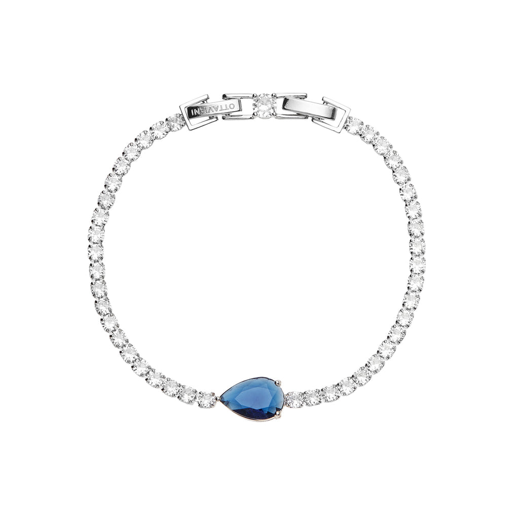 BRACCIALE RODIATO CON CUBIC ZIRCONIA