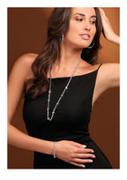 ORECCHINI RODIATI CON CUBIC ZIRCONIA