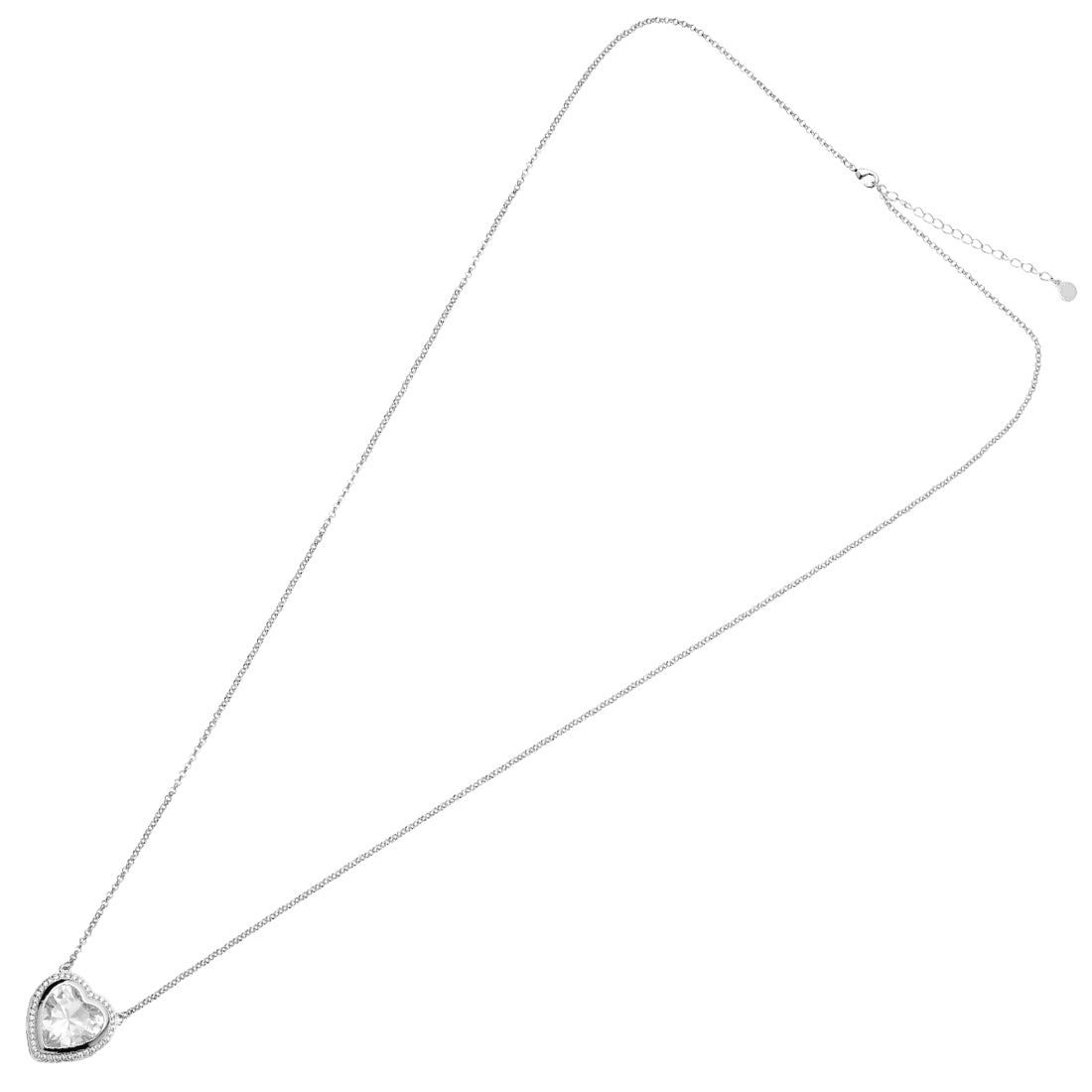 COLLANA RODIATA CON CUBIC ZIRCONIA