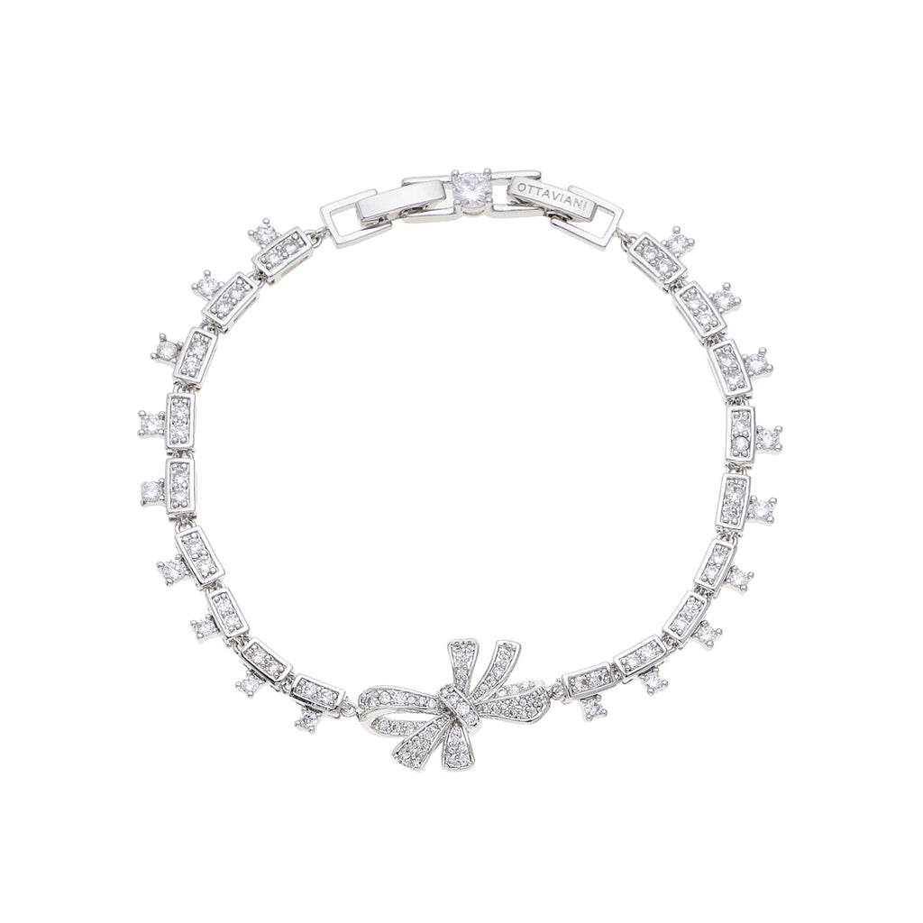 BRACCIALE RODIATO CON CUBIC ZIRCONIA