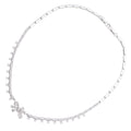COLLANA RODIATA CON CUBIC ZIRCONIA