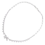 COLLANA RODIATA CON CUBIC ZIRCONIA