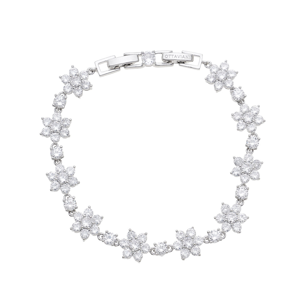 BRACCIALE RODIATO CON CUBIC ZIRCONIA