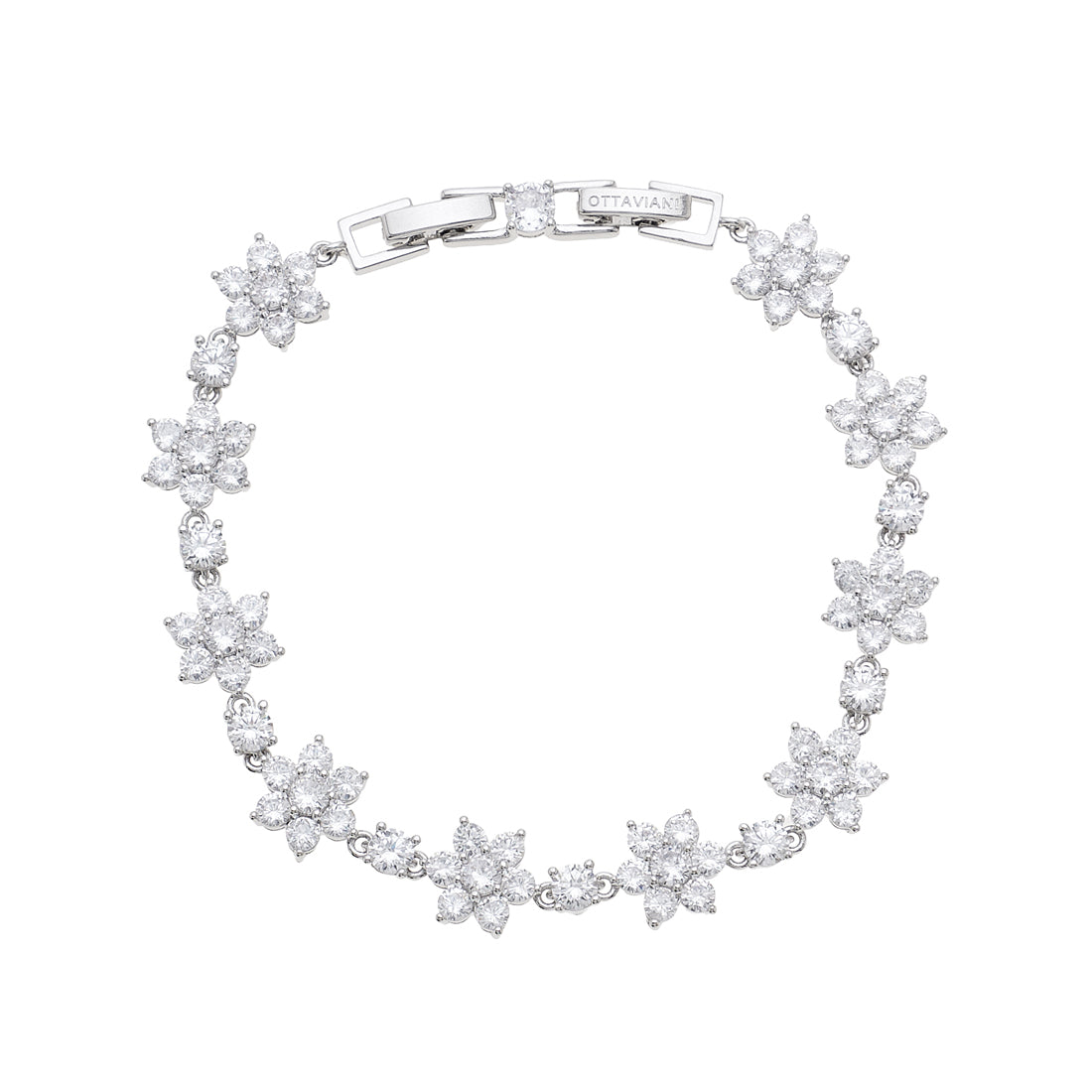 BRACCIALE RODIATO CON CUBIC ZIRCONIA