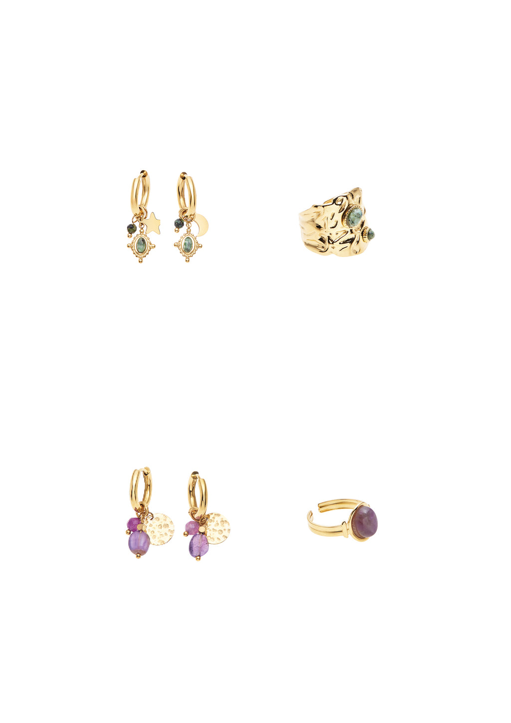 ANELLO DORATO CON TURCHESE