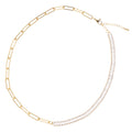 COLLANA DORATA CON CRISTALLI