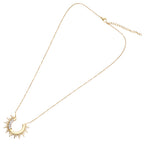 COLLANA DORATA CON CRISTALLI