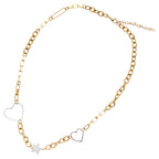 COLLANA DORATA E RODIATA