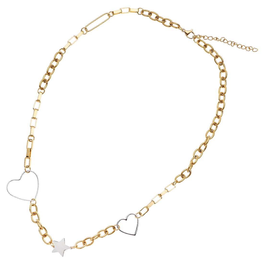 COLLANA DORATA E RODIATA