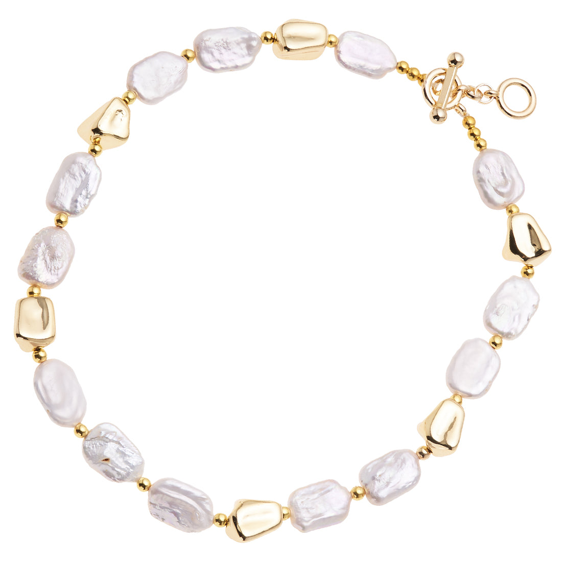 COLLANA DORATA CON PERLE