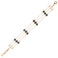BRACCIALE PLACCATO ORO CON CRISTALLI