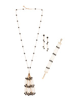 COLLANA PLACCATA ORO CON CRISTALLI