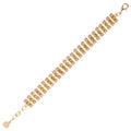 BRACCIALE PLACCATO ORO CON CRISTALLI