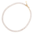 COLLANA PLACCATA ORO CON CRISTALLI