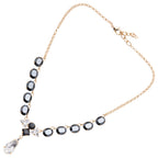 COLLANA PLACCATA ORO CON CRISTALLI