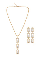 COLLANA PLACCATA ORO CON CRISTALLI