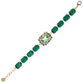 BRACCIALE PLACCATO ORO CON CRISTALLI