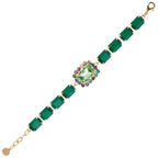BRACCIALE PLACCATO ORO CON CRISTALLI