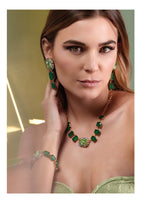 BRACCIALE PLACCATO ORO CON CRISTALLI