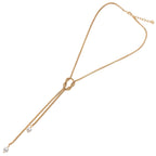 COLLANA PLACCATA ORO CON PERLE