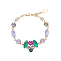 BRACCIALE PLACCATO ORO CON CRISTALLI