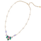 COLLANA PLACCATA ORO CON CRISTALLI