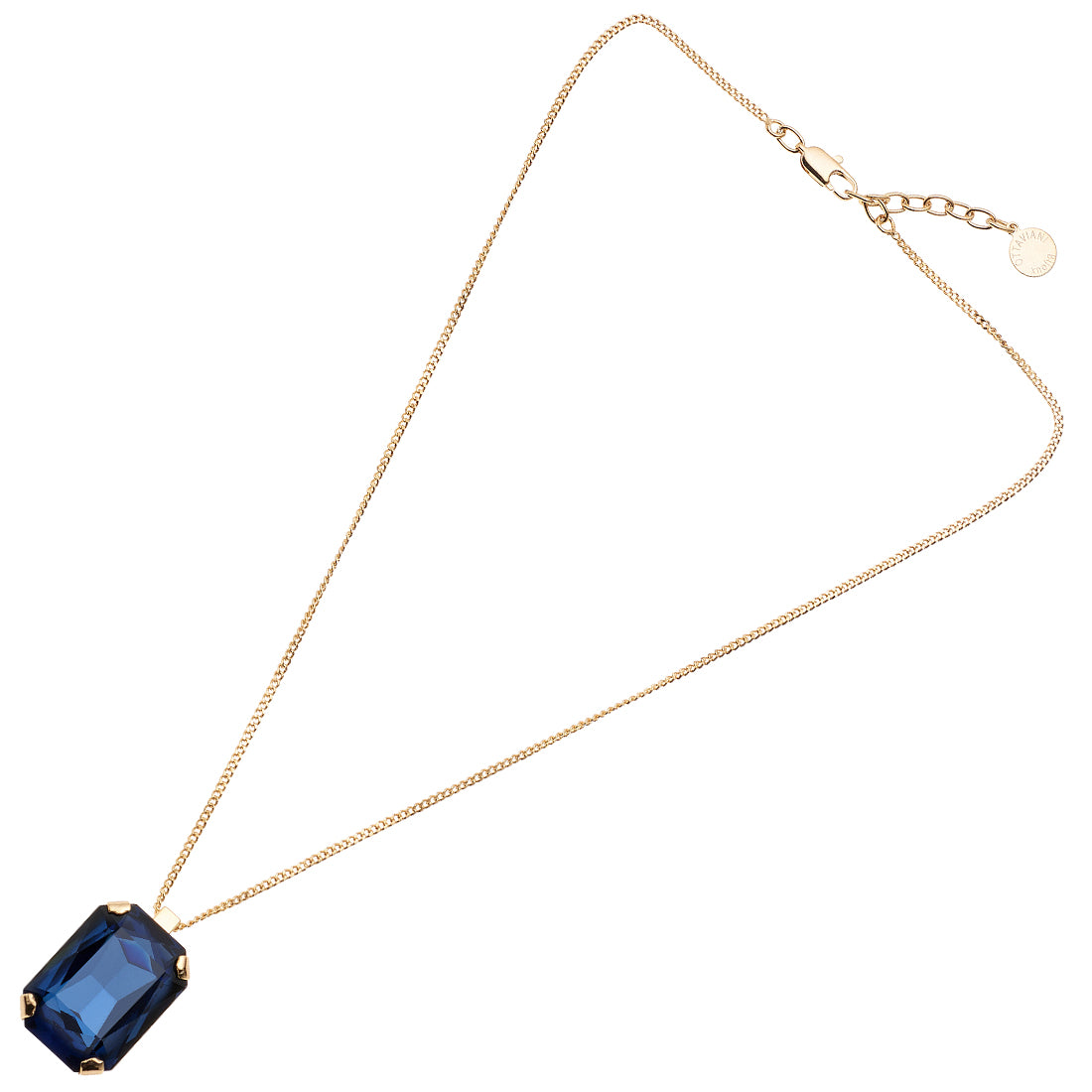 COLLANA PLACCATA ORO CON CRISTALLI